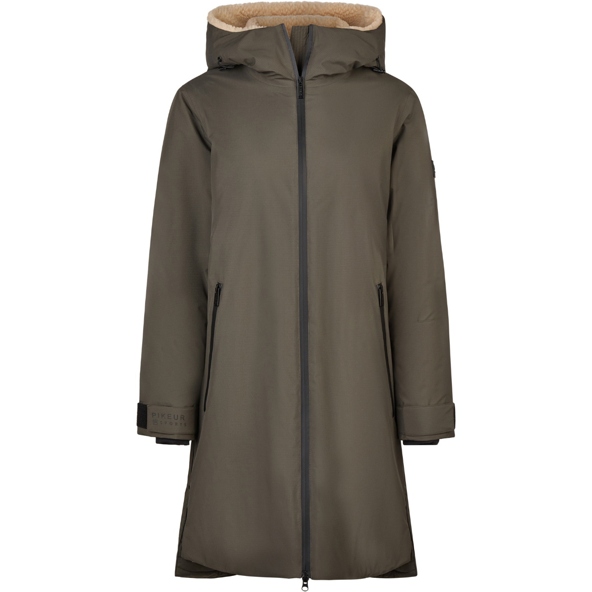 2025 Pikeur Womens Pikeur Raincoat 802201 149 280 - Deep Khaki